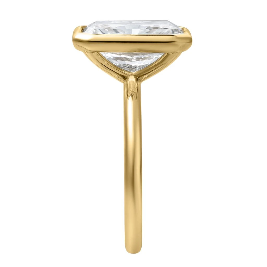 商品LuvMyJewelry|Nerina 14K Gold Radiant Bezel Lab Grown Diamond Solitaire Engagement Ring - 5 Cts,价格¥31782,第5张图片详细描述