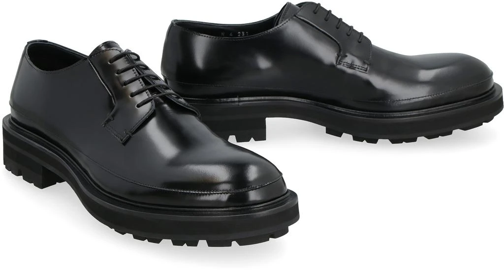 商品Alexander McQueen|LEATHER LACE-UP DERBY SHOES,价格¥5607,第3张图片详细描述