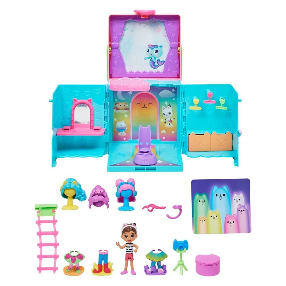商品Gabby's Dollhouse|Rainbow Closet Portable Playset with Gabby Doll,价格¥195,第5张图片详细描述