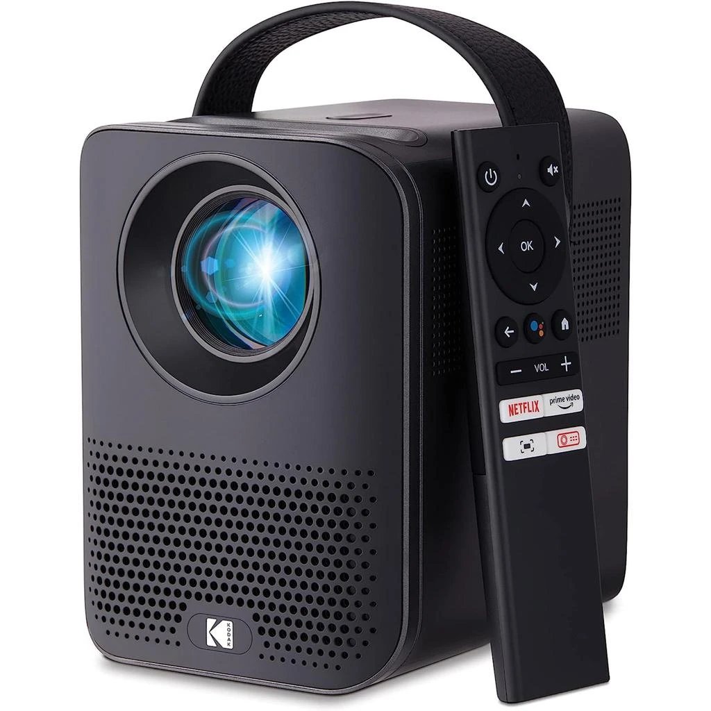 商品Kodak|KODAK FLIK HD9 Smart Projector, Portable Mini Projector with Android TV & Bluetooth,价格¥1887,第1张图片