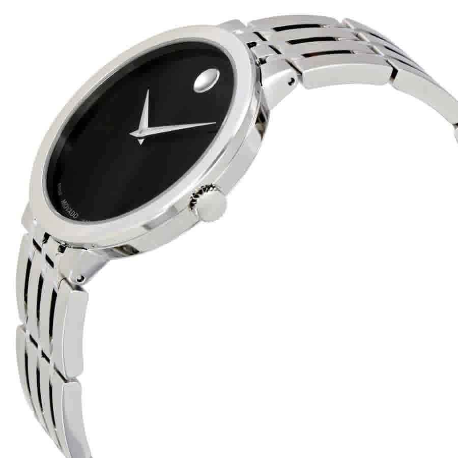 Movado Esperanza Black Dial Stainless Steel Mens Watch 0607057商品第2张图片规格展示