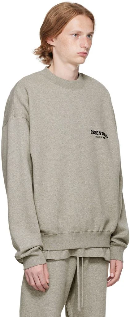商品Essentials|Gray Crewneck Sweatshirt,价格¥599,第2张图片详细描述