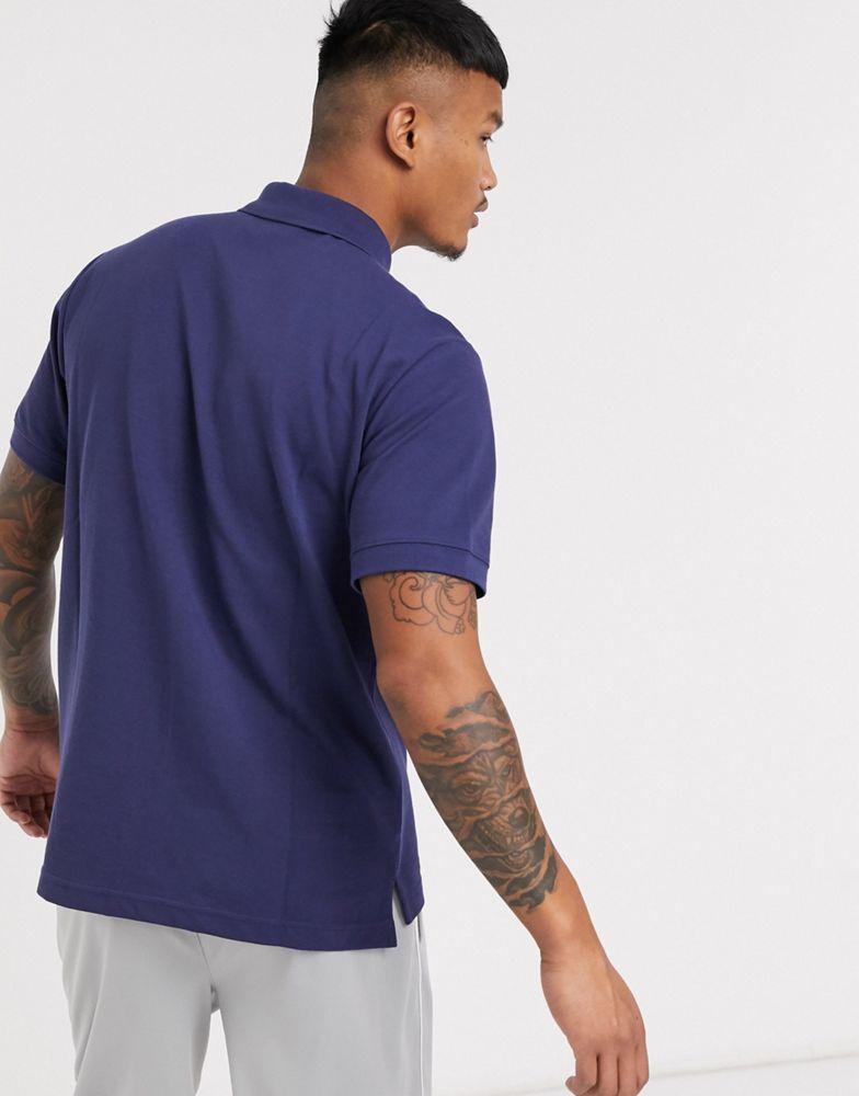 Nike Club Essentials polo shirt in navy商品第2张图片规格展示