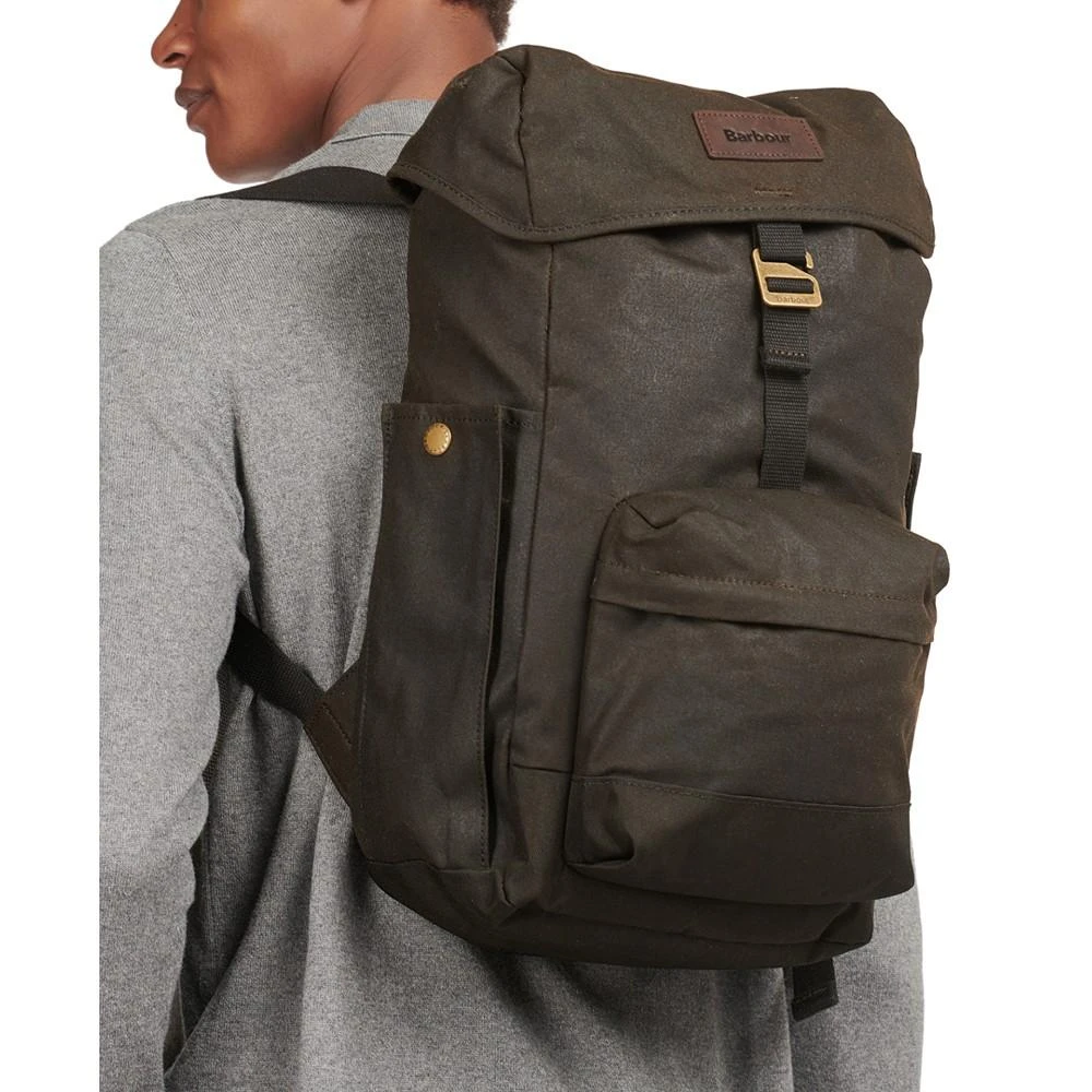 商品Barbour|Men's Essential Waxed Backpack,价格¥1290,第5张图片详细描述