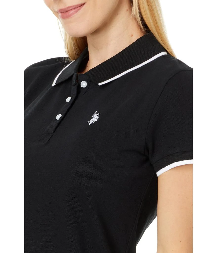 商品U.S. POLO ASSN.|Classic Stretch Pique Polo Shirt,价格¥163,第3张图片详细描述