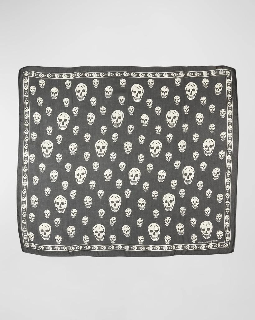 商品Alexander McQueen|Skull Wool Scarf,价格¥2994,第1张图片