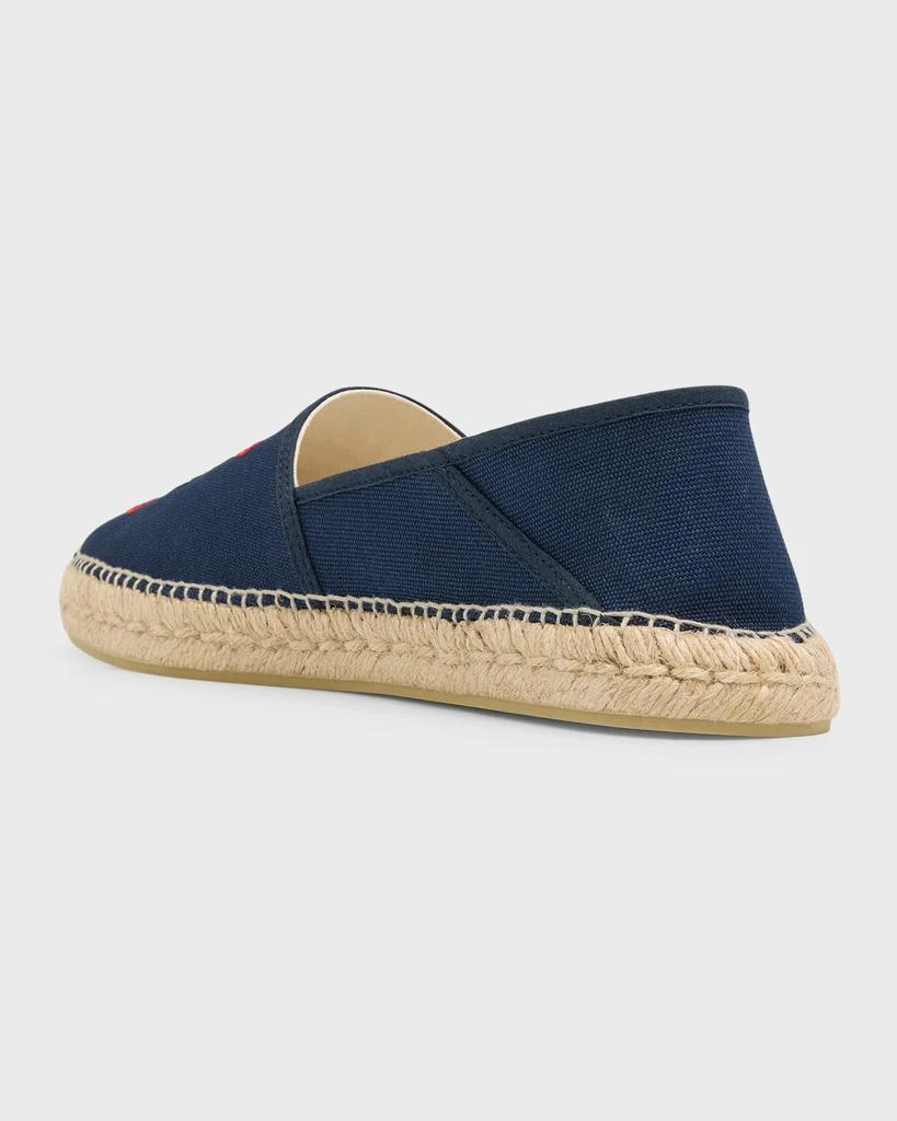 商品Kenzo|Men's Embroidered Logo Canvas Espadrilles,价格¥996,第4张图片详细描述