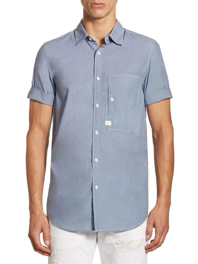 商品G-Star|Stalt Denim Cotton Casual Button-Down Shirt,价格¥562,第1张图片