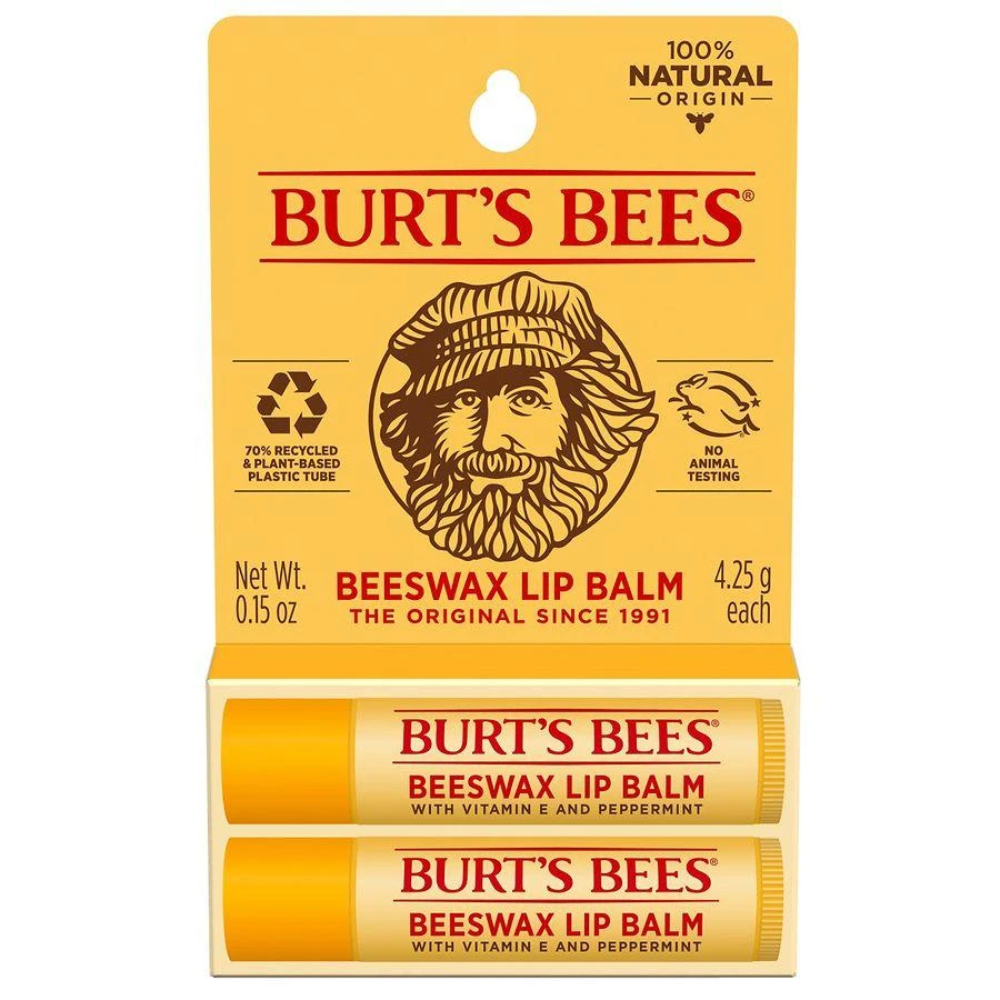 Burt's Bees 100% Natural Origin Moisturizing Lip Balm Original 1