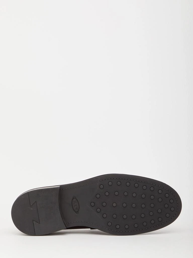 商品Tod's|Tod's Bordeaux Leather Loafers,价格¥2937,第4张图片详细描述