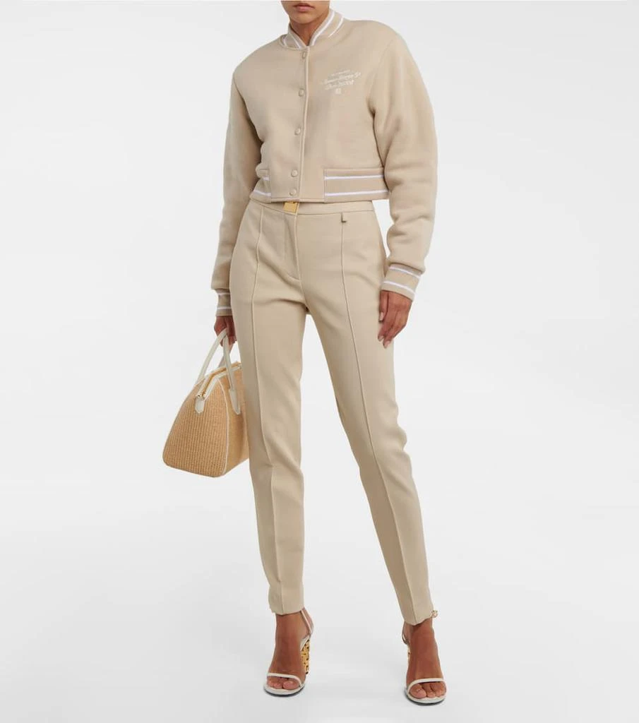 商品Givenchy|短款羊毛飞行员夹克,价格¥18396,第2张图片详细描述