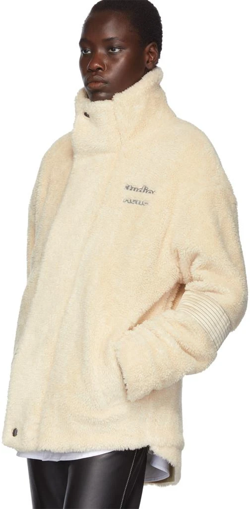 商品Acne Studios|Off-White Orsino Teddy Jacket,价格¥5115,第4张图片详细描述