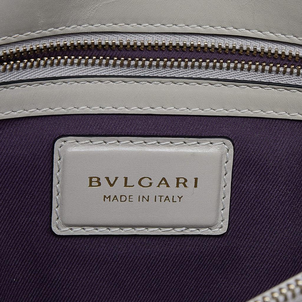 Bvlgari Off-White Leather Medium Serpenti Forever Shoulder Bag商品第8张图片规格展示