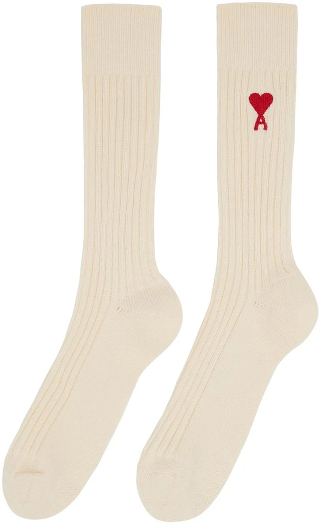 商品AMI|Three-Pack Multicolor Ami de Cœur Socks,价格¥688,第5张图片详细描述