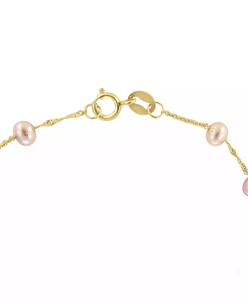 商品Effy|EFFY® Cultured Freshwater Baroque Pearl (3-12mm) Bracelet in 14k Gold,价格¥1089,第3张图片详细描述