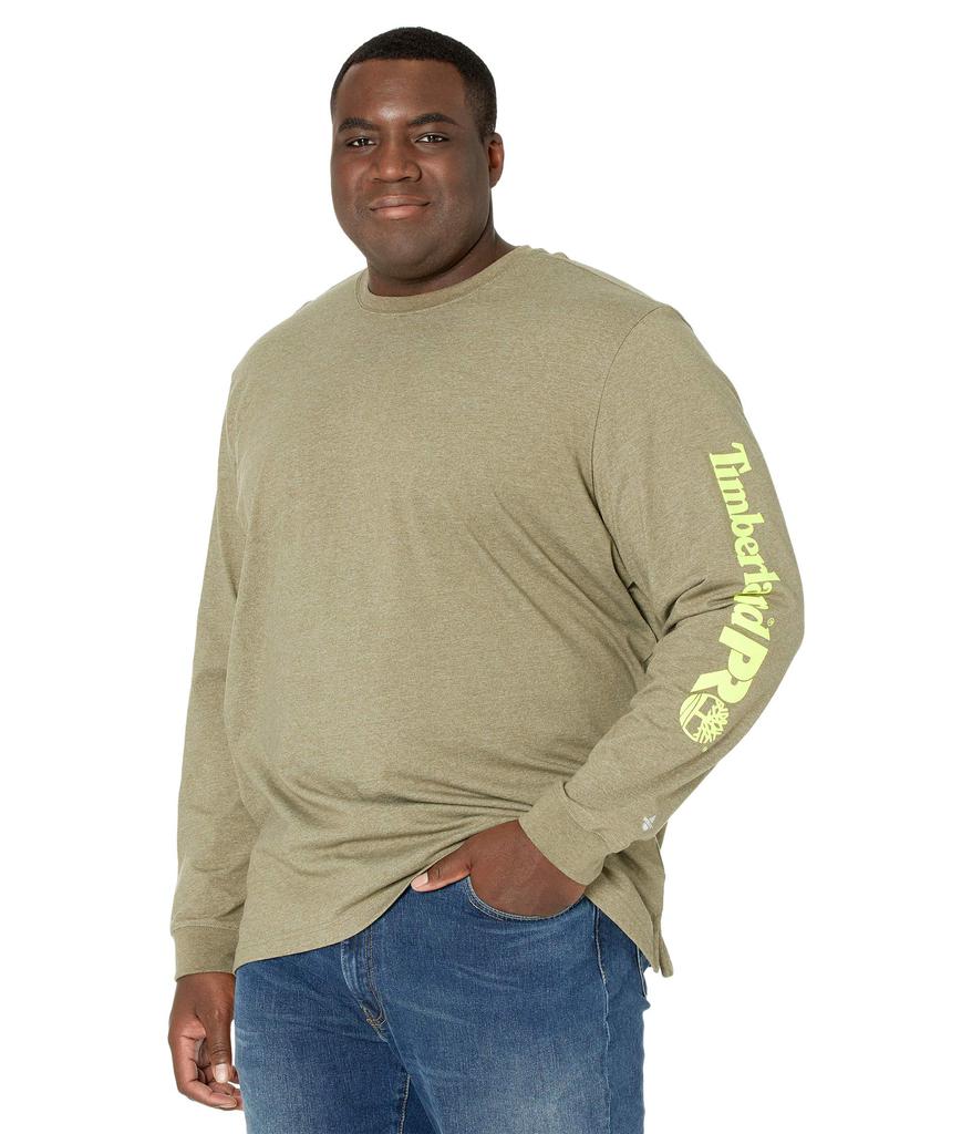 Extended Base Plate Long Sleeve T-Shirt with Logo商品第1张图片规格展示