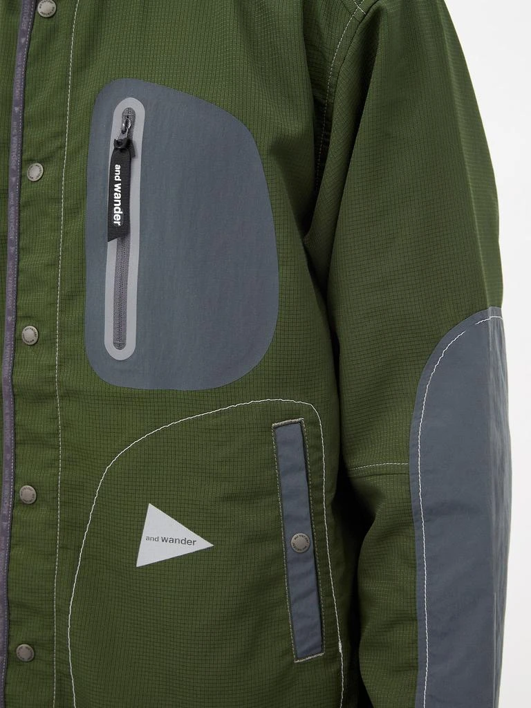 商品And Wander|Vent ripstop hooded jacket,价格¥2104,第3张图片详细描述