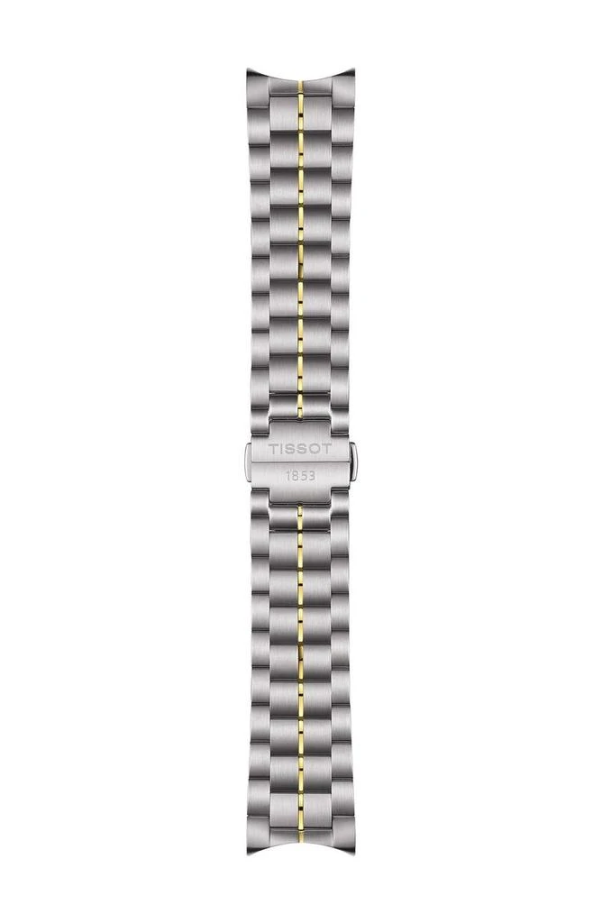 商品Tissot|Men's Luxury Powermatic 80 Two-Tone Bracelet Watch, 41mm,价格¥4032,第2张图片详细描述