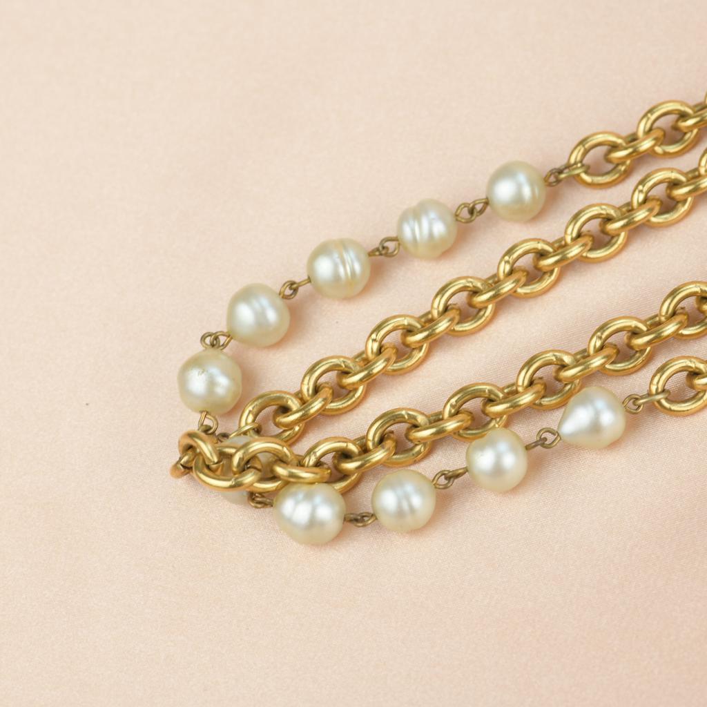 Chanel Vintage 1980as Strand Pearl Necklace商品第7张图片规格展示