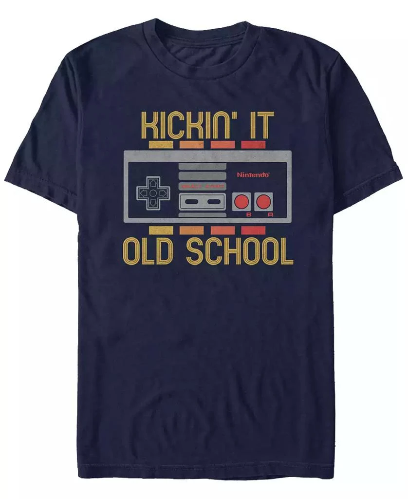 商品Nintendo|Nintendo Men's Classic NES Kickin It Old School Controller T-Shirt,价格¥193,第1张图片