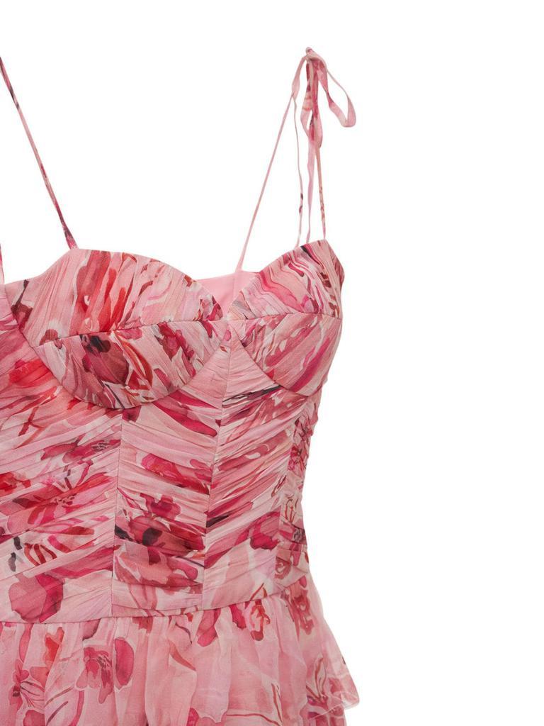 商品PRABAL GURUNG|Flower Tiered Silk Crepe Gown,价格¥13372,第6张图片详细描述