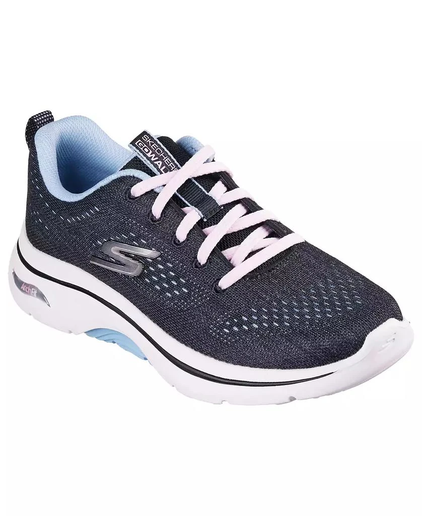 商品SKECHERS|Women's GO WALK Arch Fit 2.0-Vivid Sunset Walking Sneakers from Finish Line,价格¥410,第1张图片