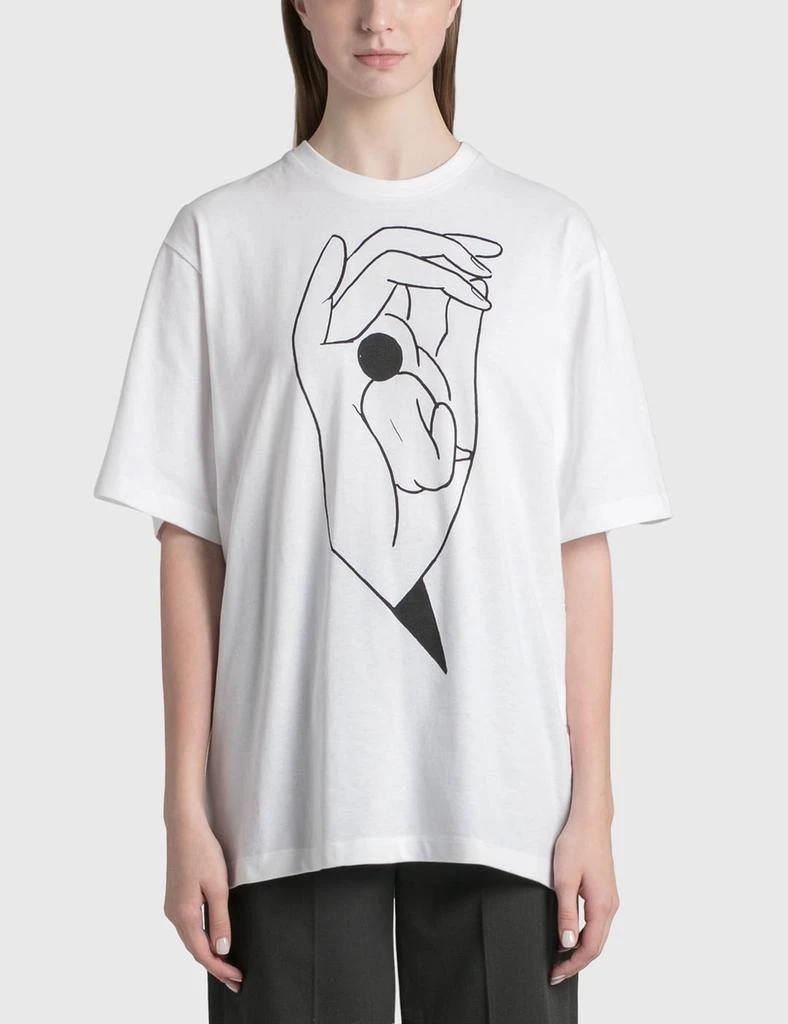 商品Lemaire|Printed T-shirt With Side Slit,价格¥1151,第1张图片