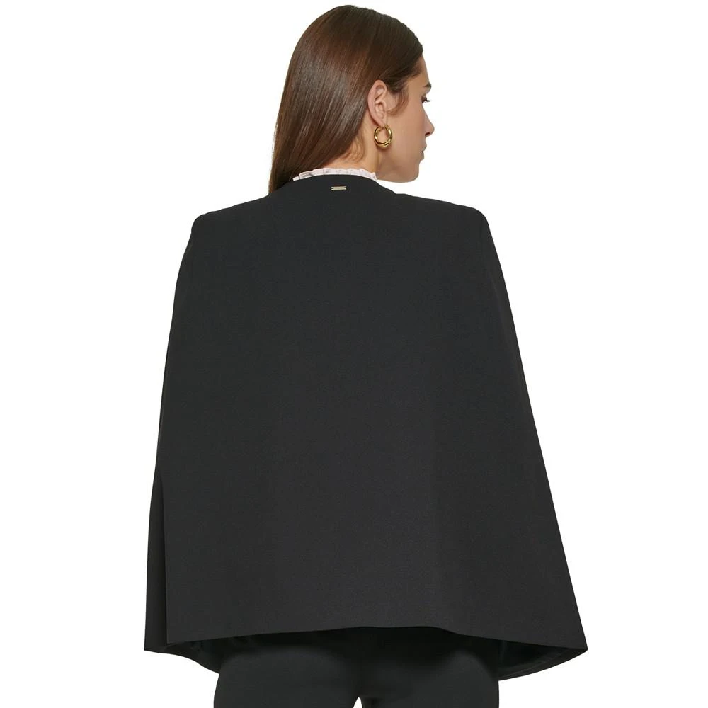 商品DKNY|Women's Collarless Open-Front Cape-Sleeve Jacket,价格¥624,第2张图片详细描述