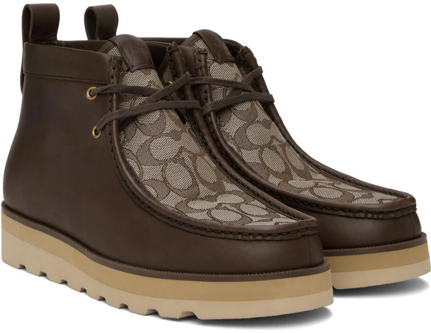 商品Coach|Brown Chukka Desert Boots,价格¥1162,第4张图片详细描述