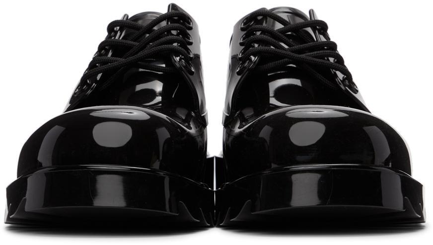 商品Bottega Veneta|Black Stride Lace-Up Shoes,价格¥4887,第4张图片详细描述