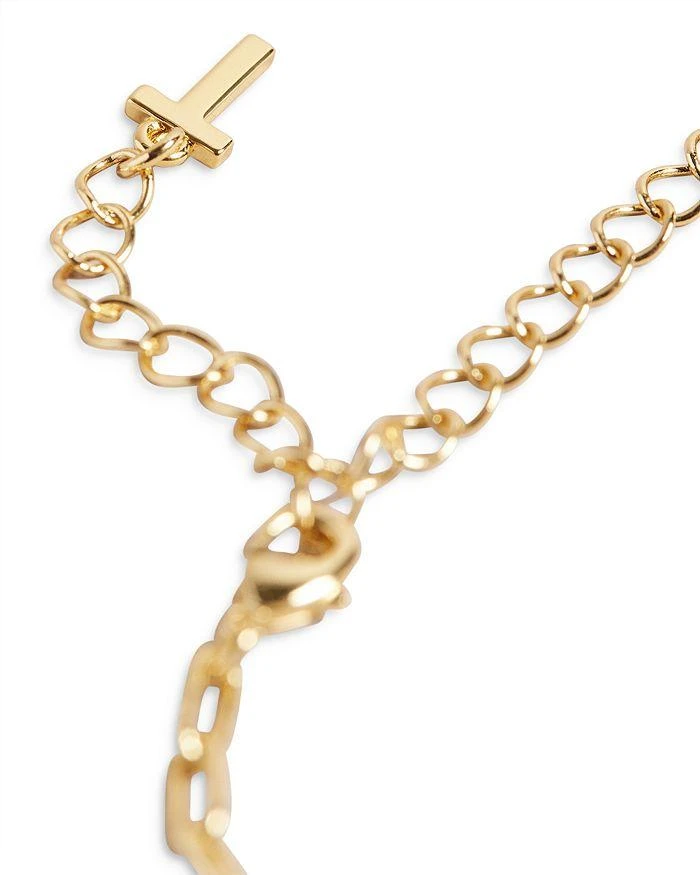 商品Ted Baker London|Tharaa Pavé Accent Bar Pendant Necklace in Gold Tone, 18"-20",价格¥337,第3张图片详细描述