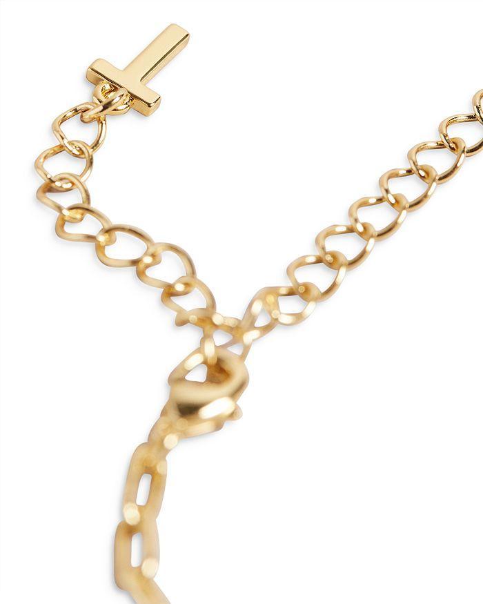 商品Ted Baker London|Tharaa Pavé Accent Bar Pendant Necklace in Gold Tone, 18"-20",价格¥322,第5张图片详细描述