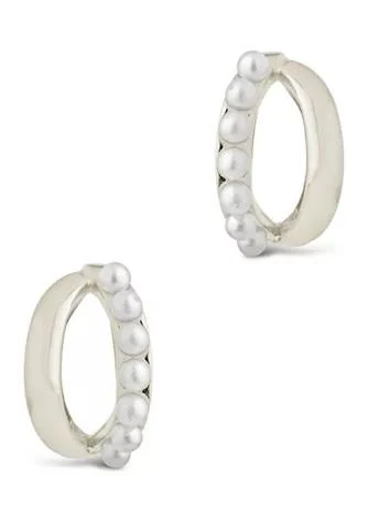 商品Sterling Forever|Forever Willa Stud Hoops,价格¥521,第1张图片