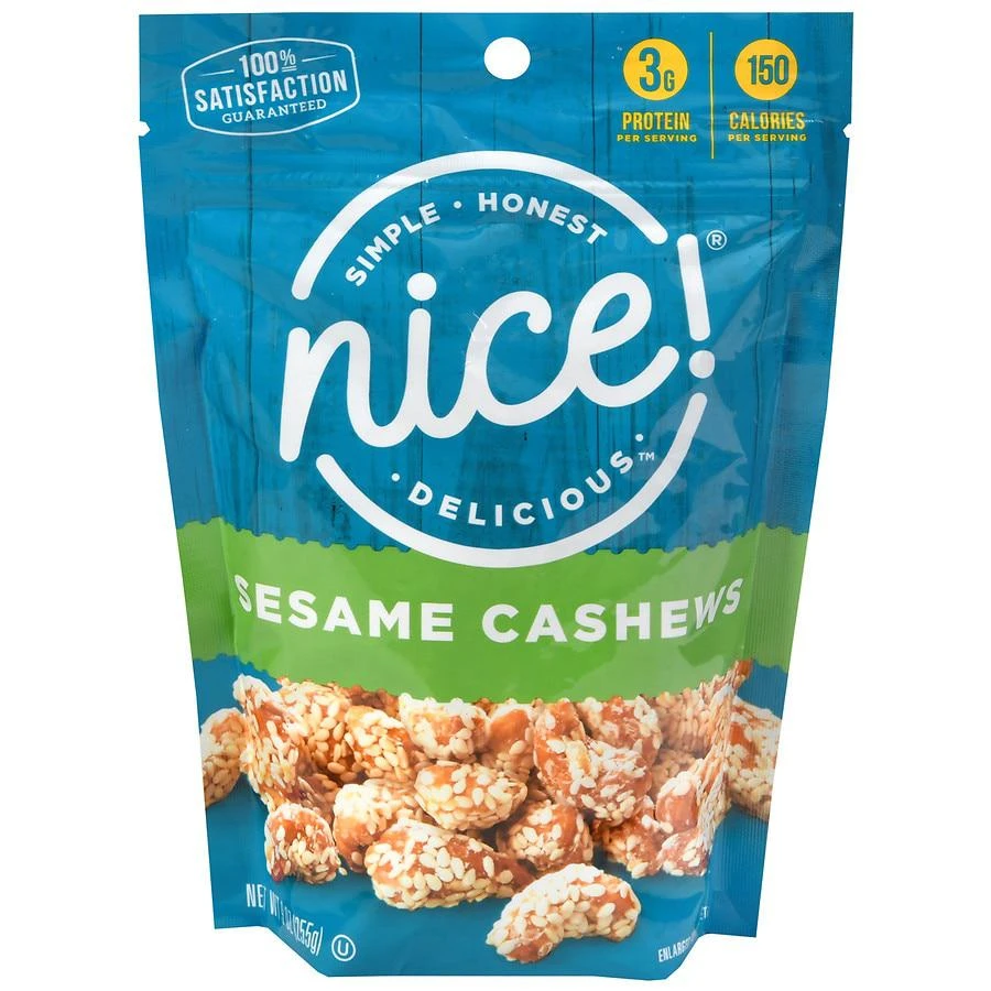 商品Nice!|Sesame Cashews,价格¥34,第1张图片