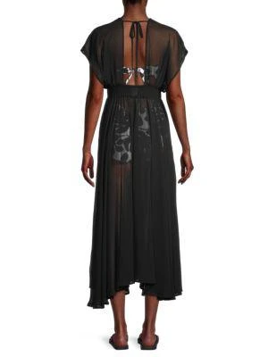 商品Kate Spade|Sheer Smocked Cover-Up Dress,价格¥399,第2张图片详细描述