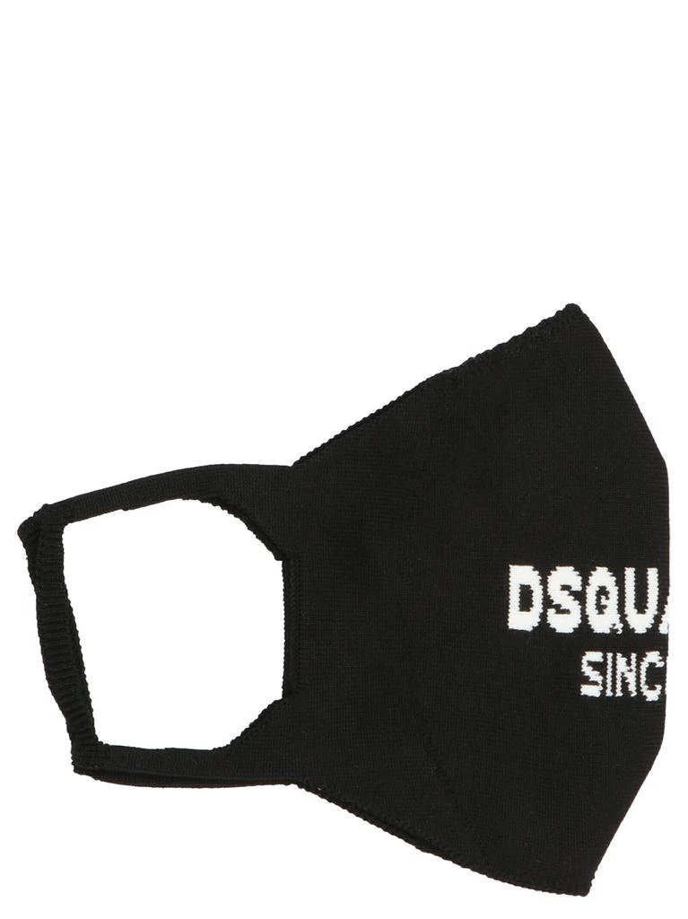商品DSQUARED2|Dsquared2 Logo Intarsia Knitted Face Mask,价格¥430,第3张图片详细描述