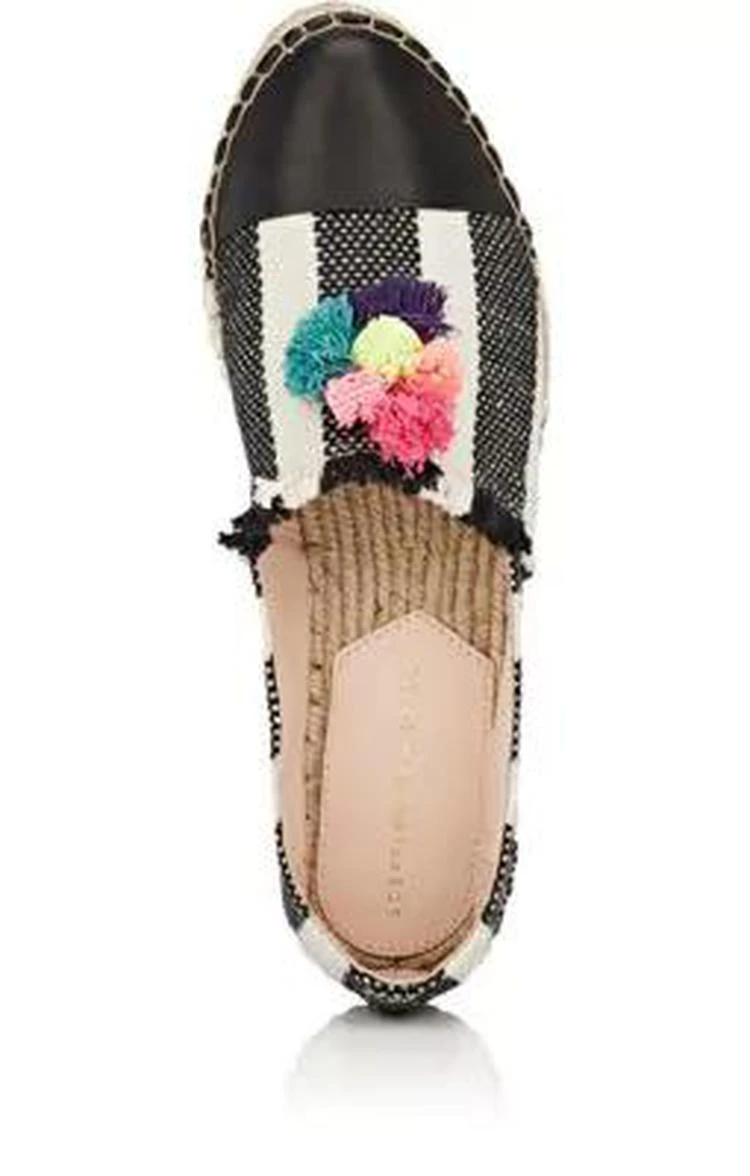 商品Loeffler Randall|Mara Striped Espadrilles,价格¥737,第4张图片详细描述