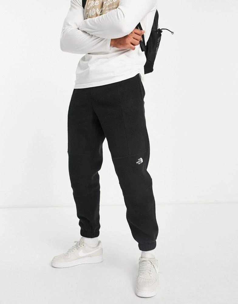 商品The North Face|The North Face Shispare high pile fleece joggers in black Exclusive at ASOS,价格¥307,第1张图片