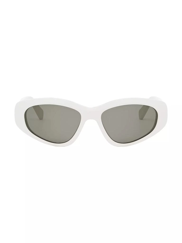 商品Celine|Monochroms 57MM Geometric Sunglasses,价格¥3300,第1张图片