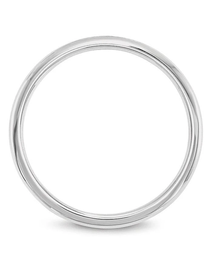 商品Bloomingdale's|Men's 2mm Comfort Fit Band Ring in 14K White Gold - Exclusive,价格¥3971,第4张图片详细描述