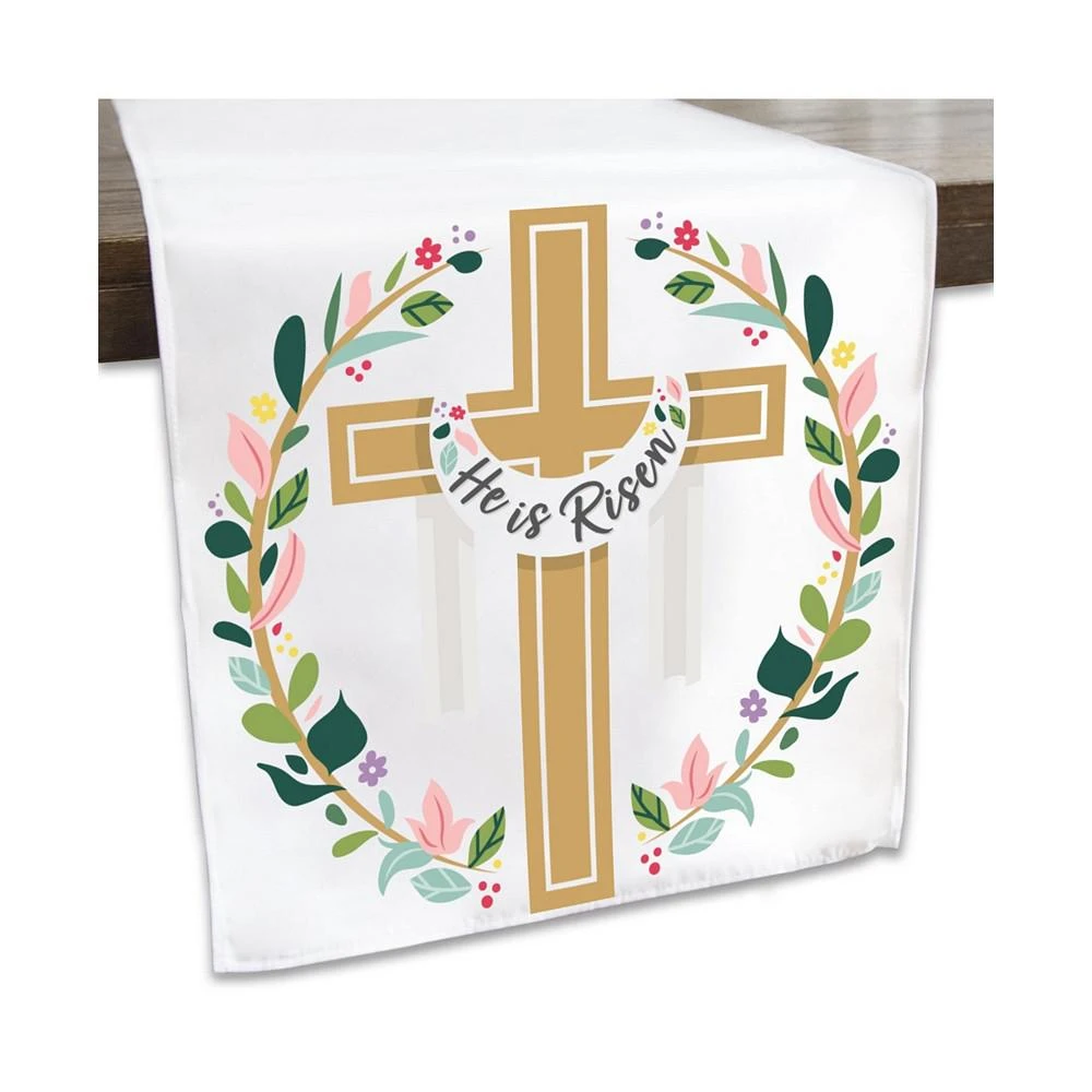 商品Big Dot of Happiness|Religious Easter - Christian Holiday Party Decor Cloth Table Runner - 13 x 70 in,价格¥201,第1张图片
