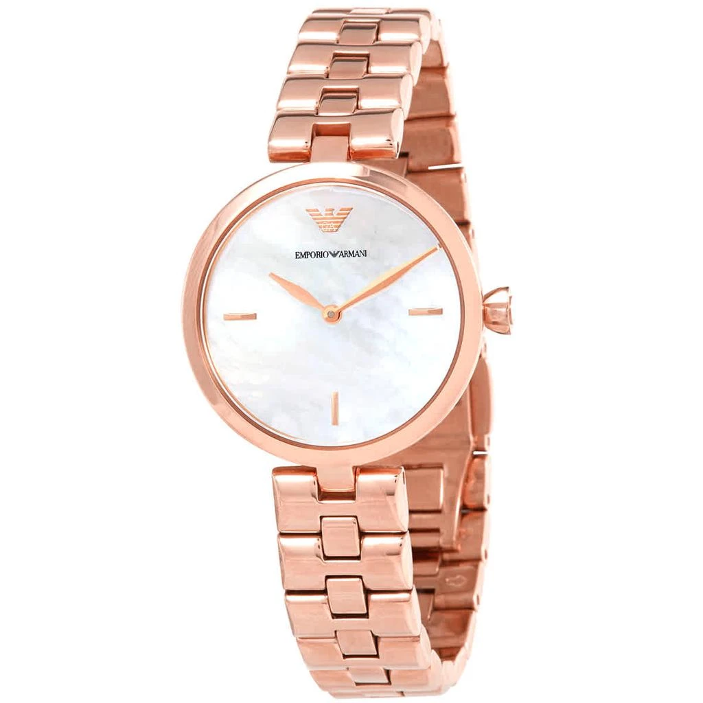 商品Emporio Armani|Arianna Quartz Mother of Pearl Dial Ladies Watch AR11196,价格¥894,第1张图片