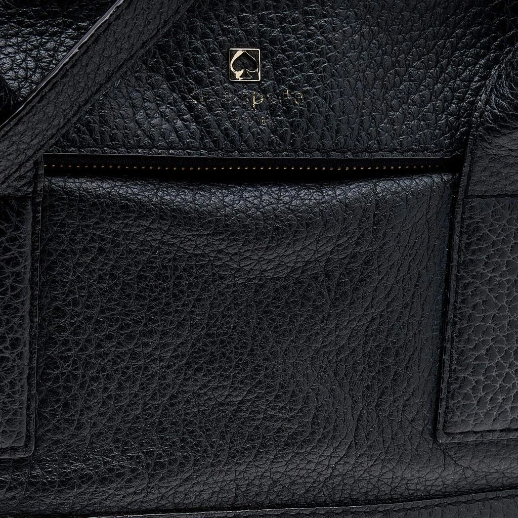 商品[二手商品] Kate Spade|Kate Spade Black Leather Top Handle Bag,价格¥805,第5张图片详细描述