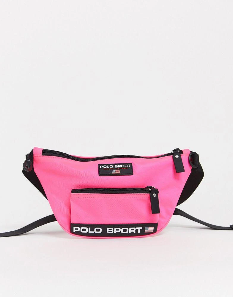 商品Ralph Lauren|Polo Ralph Lauren Sport bum bag in neon pink,价格¥494,第1张图片