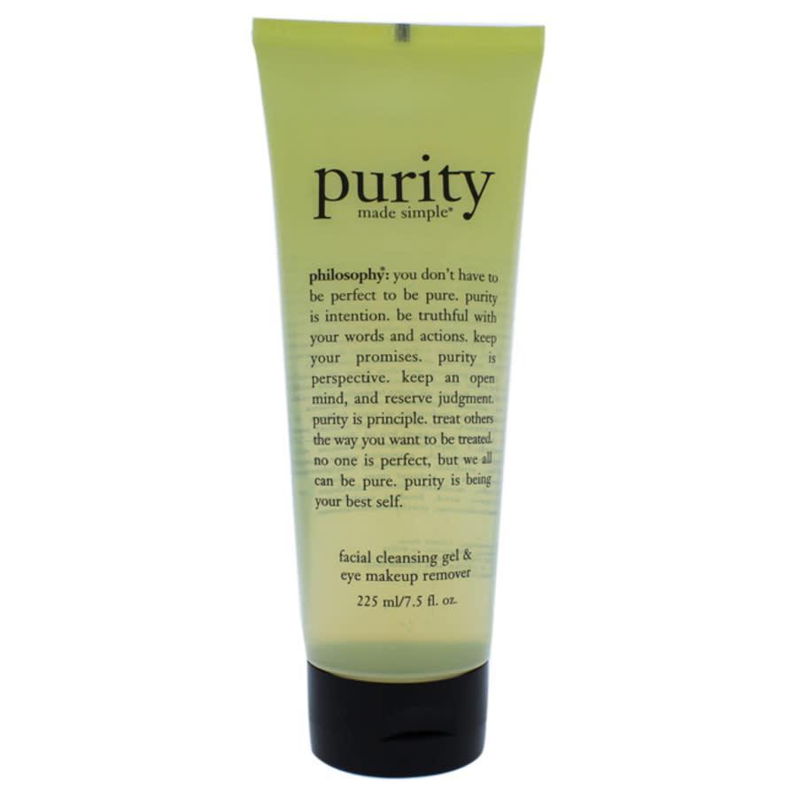 商品philosophy|Purity Made Simple Foaming Facial Cleansing Gel & Eye Makeup Remover by Philosophy for Women - 7.5 oz Makeup Remover,价格¥154,第1张图片