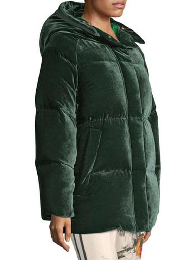 商品Moncler|Moncler - Butor Velvet Puffer Jacket,价格¥6422,第3张图片详细描述