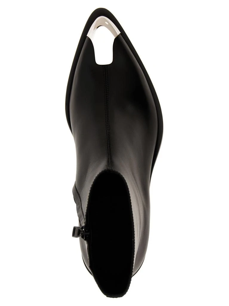 商品Alexander McQueen|Punk Ankle Boots Boots, Ankle Boots Black,价格¥6017,第3张图片详细描述