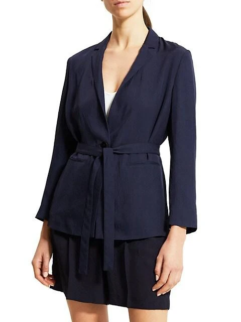 商品Theory|Notch-Collar Jacket,价格¥1417,第3张图片详细描述
