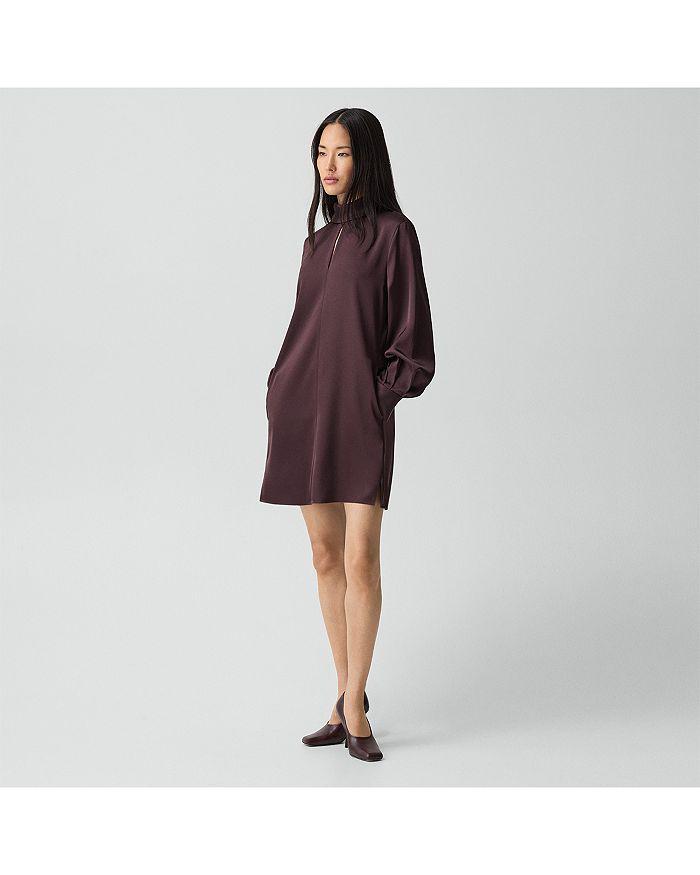 long sleeve a line dress formal Blue Long Sleeve Sequin A Line Ombré Gown