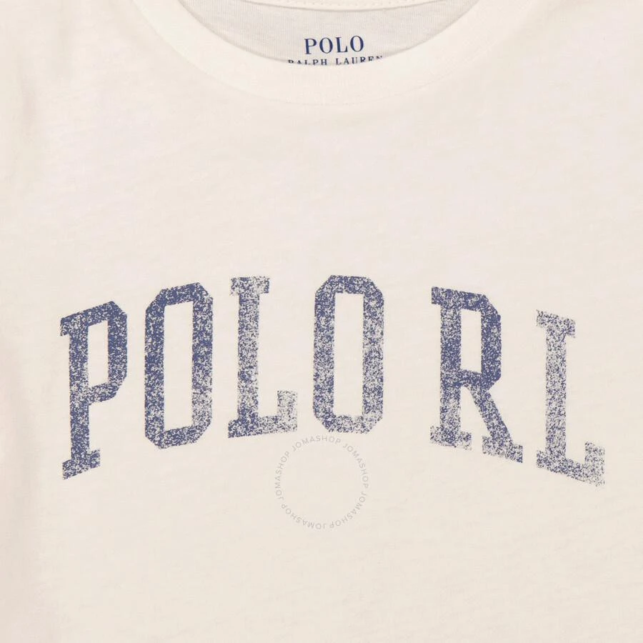 商品Ralph Lauren|Girls Deckwash White Graphic Cotton T-Shirt,价格¥365,第3张图片详细描述